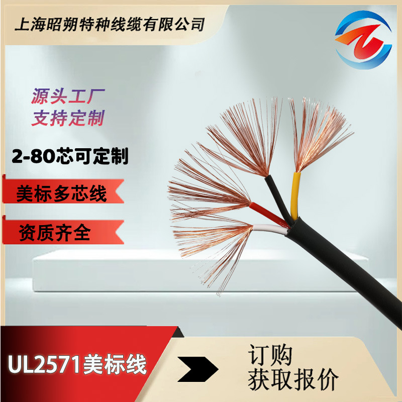 UL2571美標(biāo)電纜工廠直銷-UL認(rèn)證多芯屏蔽控制電纜,免費(fèi)寄樣 批發(fā)