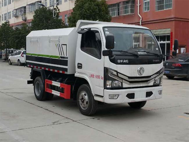 國六東風(fēng)D6廂式垃圾車