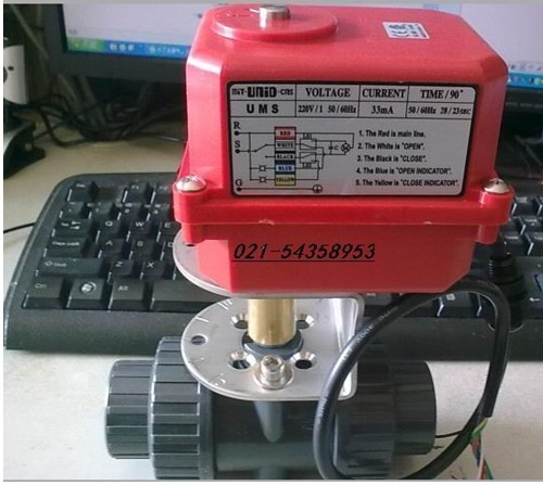 臺灣UM-1電動UPVC球閥