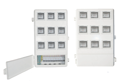九表位玻璃鋼電表箱