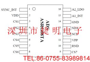 代理ASRG08TA 韓國(guó)ADS電容式觸摸IC