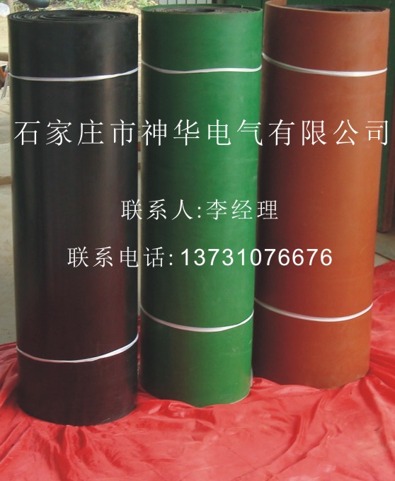 供應(yīng)：25KV綠色絕緣橡膠板/25KV綠色絕緣橡膠板