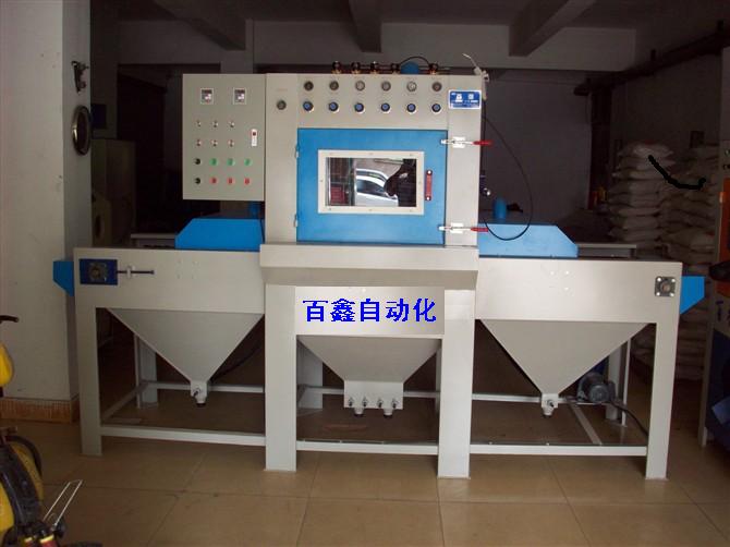 深圳噴砂機(jī)價(jià)格，自動(dòng)輸送式噴砂機(jī)