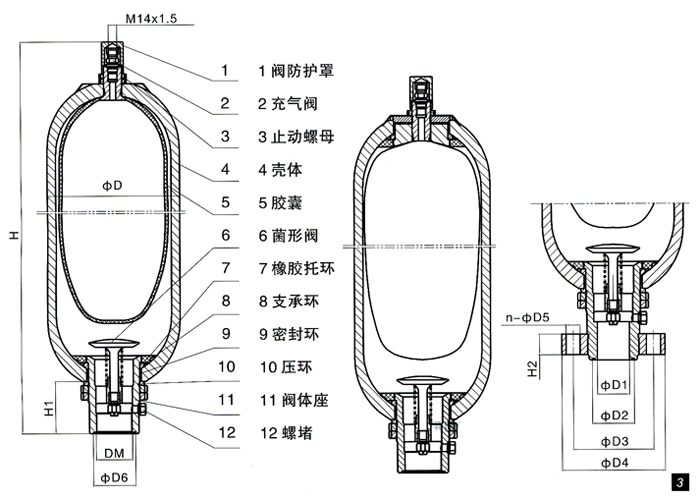 NXQ-L2.5/20-H廠家直銷星興達(dá)蓄能器