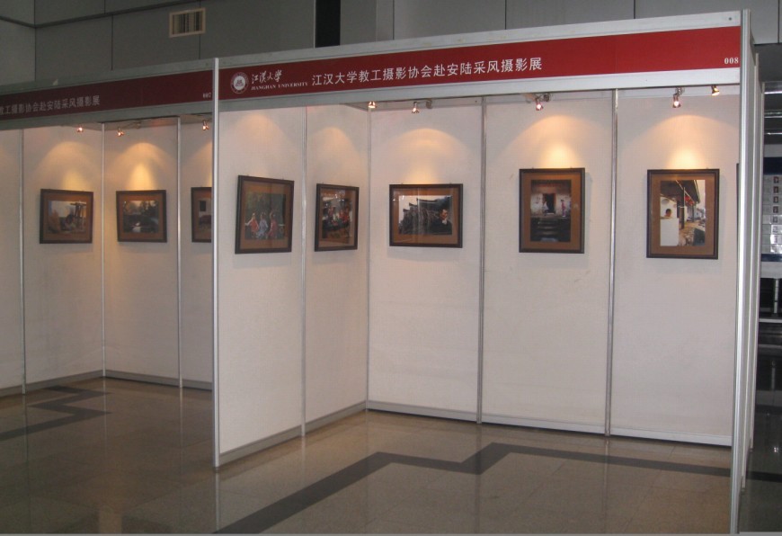 廣告屏風(fēng)，書畫廣告屏風(fēng) 八棱柱展板搭建 攝影展展示展出作品展板