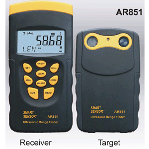 AR851香港希瑪0.5～60m超聲波測距儀AR-851超聲波測距