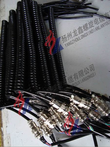 工程機械雨刮器彈簧線，PU彈簧線，彈簧電線