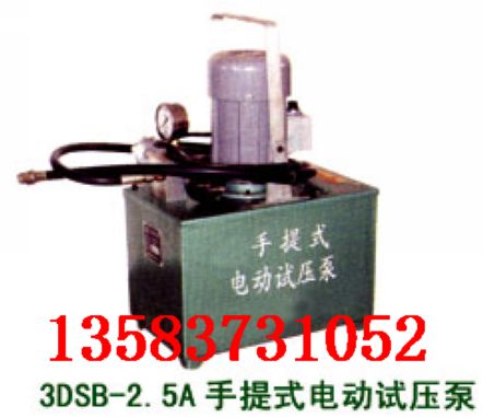 3DSB-2.5A電動(dòng)試壓泵，3DSB系列電動(dòng)試壓泵