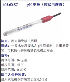 PC-350專用PH探頭，405-60-SC，梅特勒電極，上泰PH