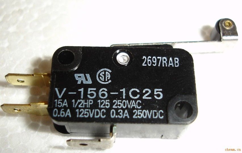 南昌歐姆龍微動開關V-156-1C25