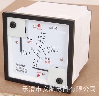 F96D-BMΩ雙路交流電網(wǎng)絕緣電阻監(jiān)測儀表220V SDB-2；
