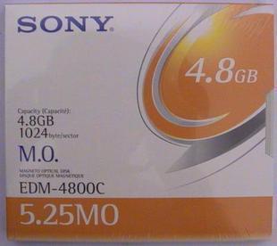 SONY索尼EDM-4800C MO磁光盤4.8GB 1024字節(jié)