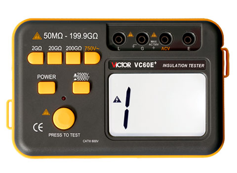 VC60E+絕緣電阻測(cè)試儀