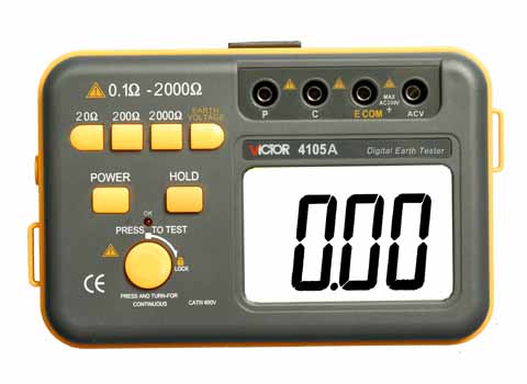 VC4105A接地電阻測(cè)試儀(新款)VICTOR 4105A