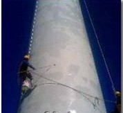 江蘇保龍塔筒制造有限公司60m、80m塔筒清洗補漆