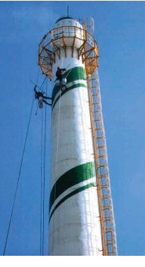湖北省職業(yè)刷煙囪，清洗煙囪，刷防腐漆，美化煙囪，維修煙囪