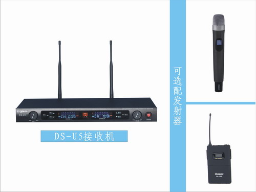 DS-U5 一拖二U段無線麥克風(fēng)河南現(xiàn)貨供應(yīng)商 湖山專業(yè)音箱