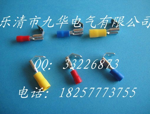 廠家生產(chǎn)肩背形公母預(yù)絕緣接頭，PBDD1.25-250冷壓接線端子