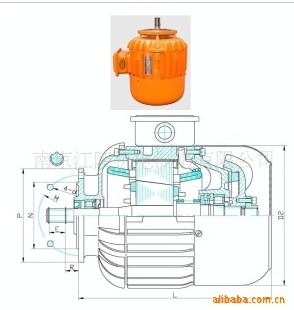 ZDY21-4 0.8KW錐形轉(zhuǎn)子三項異步電機  南京江陵電機