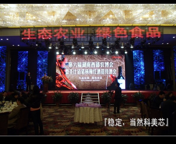 富陽舞臺背景大彩屏幕