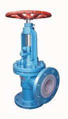 直通式襯氟截止閥，襯氟截止閥，襯四氟截止閥，剛襯四氟截止閥