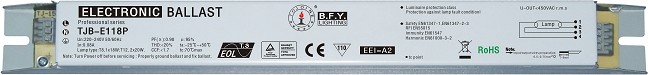 T8系列電子鎮(zhèn)流器 托一，18w