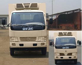 東風(fēng)藍(lán)牌4米3廂長冷藏車