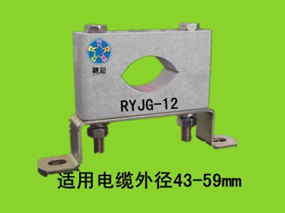 高壓絕緣電纜線夾，白色高強度電纜固定夾，代替鋁合金電纜卡子
