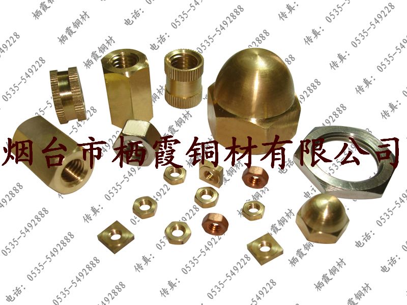 供應(yīng)紫銅螺母，紫銅墊，銅接頭