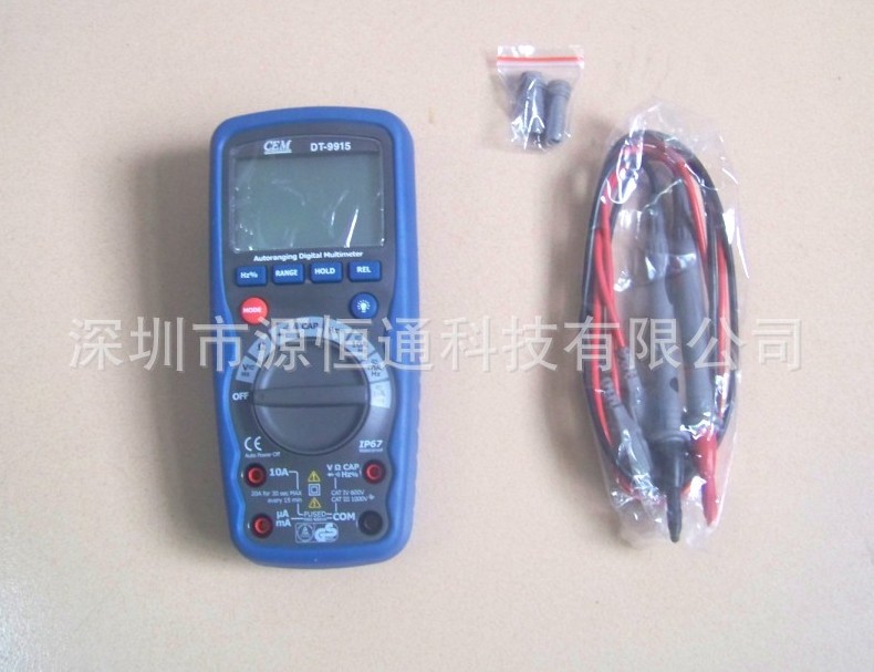 DT9915香港CEM專業(yè)數(shù)字萬用表DT-9915手持式數(shù)字多用表