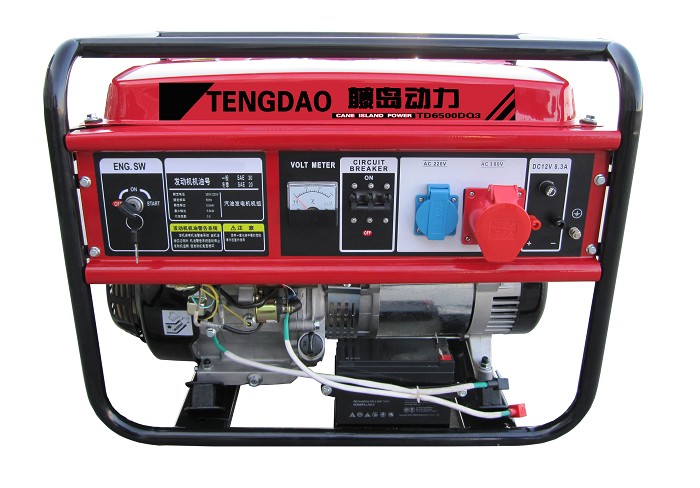 藤島電啟動5KW汽油發(fā)電機/便攜式家用汽油發(fā)電機/發(fā)電機參數(shù)