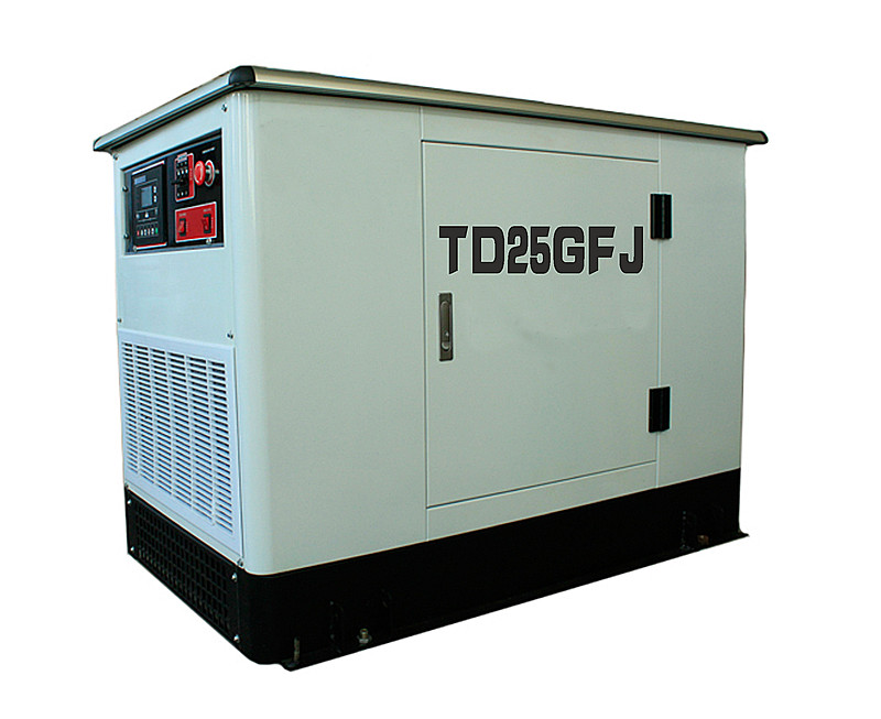 藤島動力25千瓦靜音多燃料汽油發(fā)電機組型號TD25GFJ