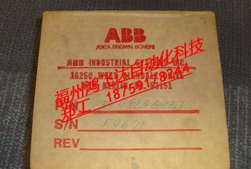 ECS086329-003瑞典ABB原裝正品感恩回饋