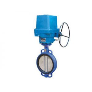 LQ電動(dòng)對(duì)夾蝶閥，電動(dòng)蝶閥D971X-16配LQ電動(dòng)執(zhí)行器