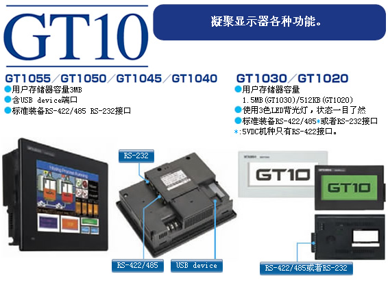 GT1020-LWDW2三菱觸摸屏北京工控進步