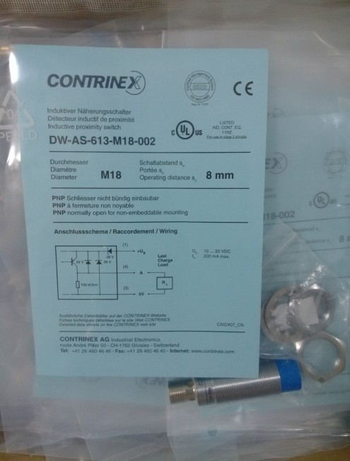 鄭州瑞士科瑞DW-AD-513-M8傳感器 現(xiàn)貨 供15個