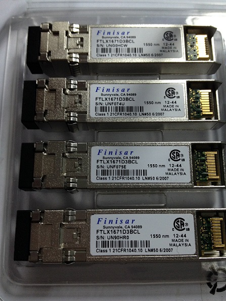 北京Finisar FTLX1671D3BCL單模萬兆40公里長波模塊