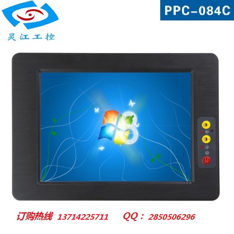 8寸工業(yè)平板電腦雙核雙網(wǎng)口無(wú)風(fēng)扇工控機(jī)觸摸工業(yè)一體機(jī)車載電腦