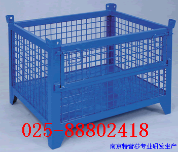 懷化倉儲籠懷化金屬網(wǎng)箱磁性物料卡折疊式網(wǎng)箱托盤