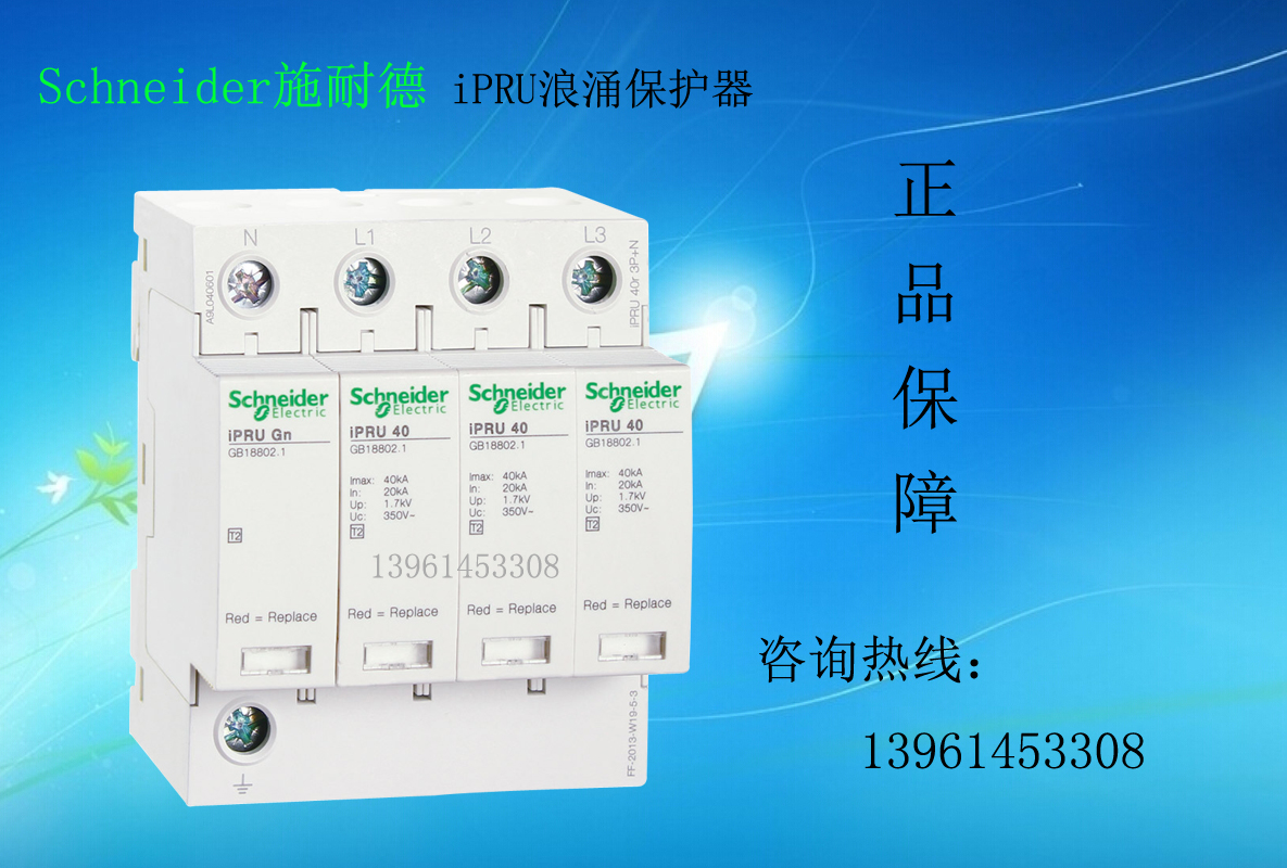施耐德浪涌保護(hù)器IPRU 65R 1P 原裝正品