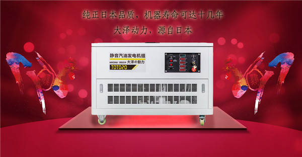 瀘州大澤汽油發(fā)電機TOTO15使用說明
