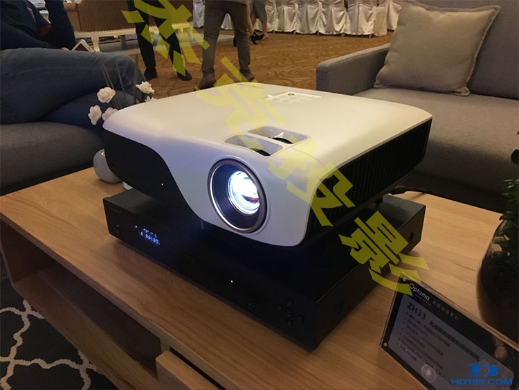 奧圖碼zh33激光投影儀，家用投影高清高亮投影機3d投影1080p