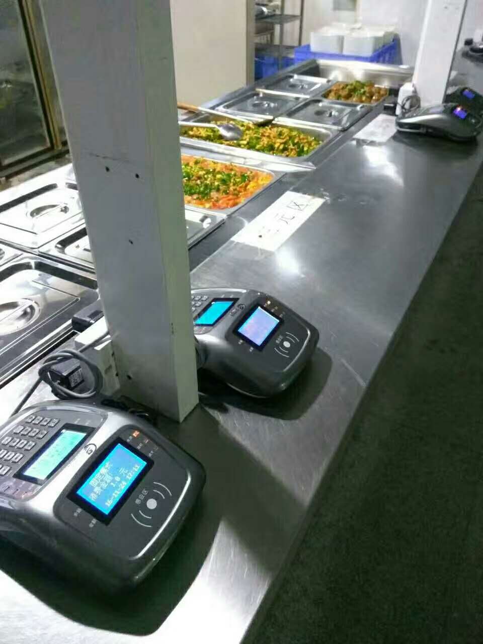 智能云卡通食堂刷卡消費機IC卡售飯機