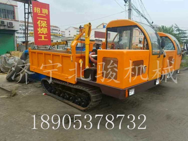 濕地草炭履帶運輸車 單人駕駛室橡膠履帶車行情