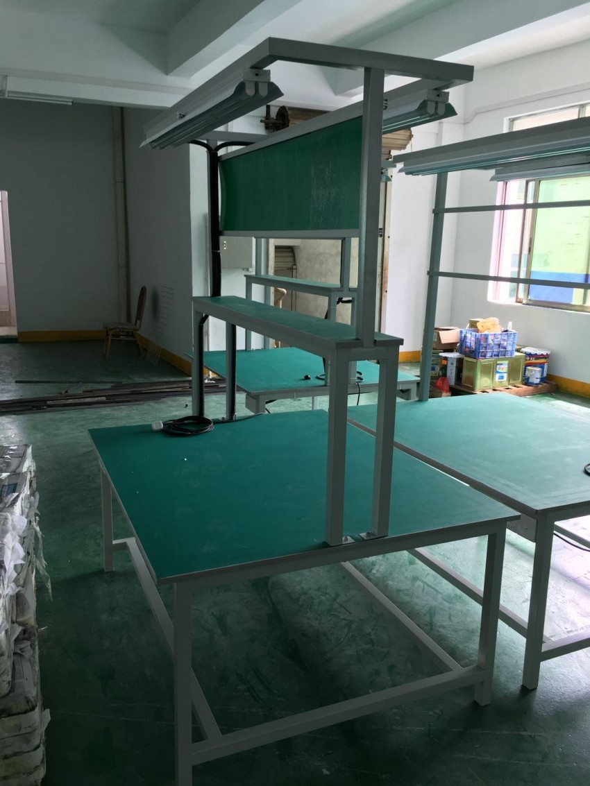 訂制車間流水線工作臺-裝配工作臺-防靜電工作臺廠家