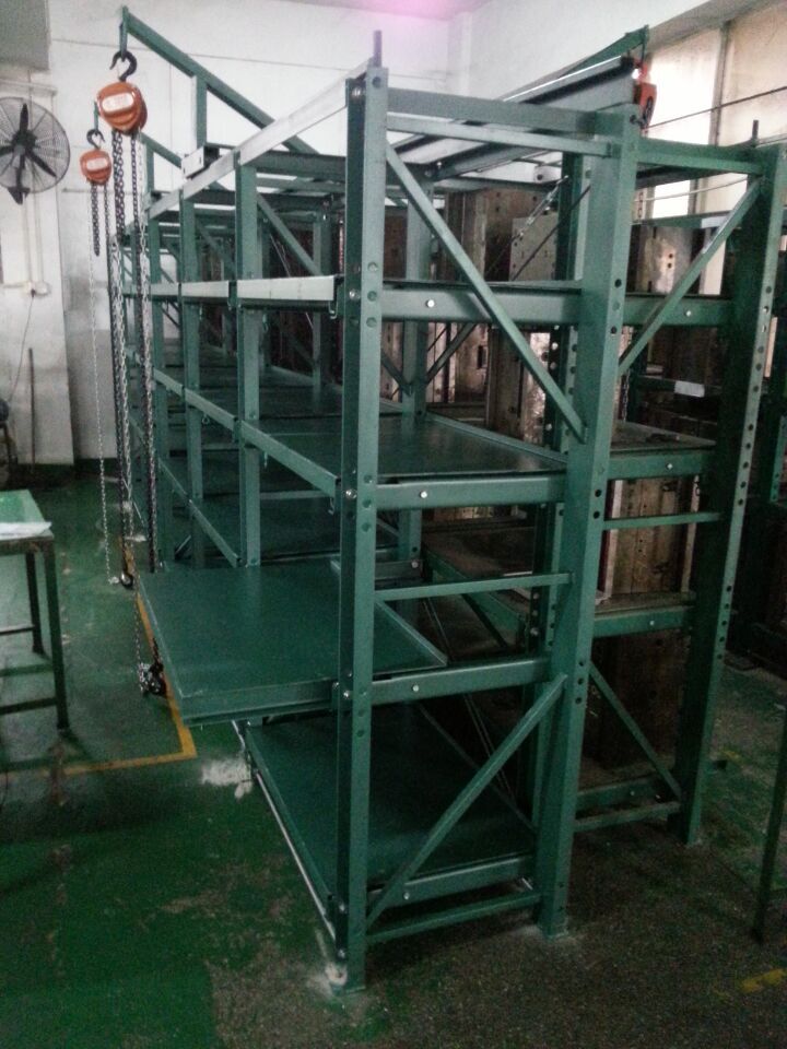 湖南模具架 全開(kāi)式重型模具貨架 組裝抽屜式三格四層模具架子