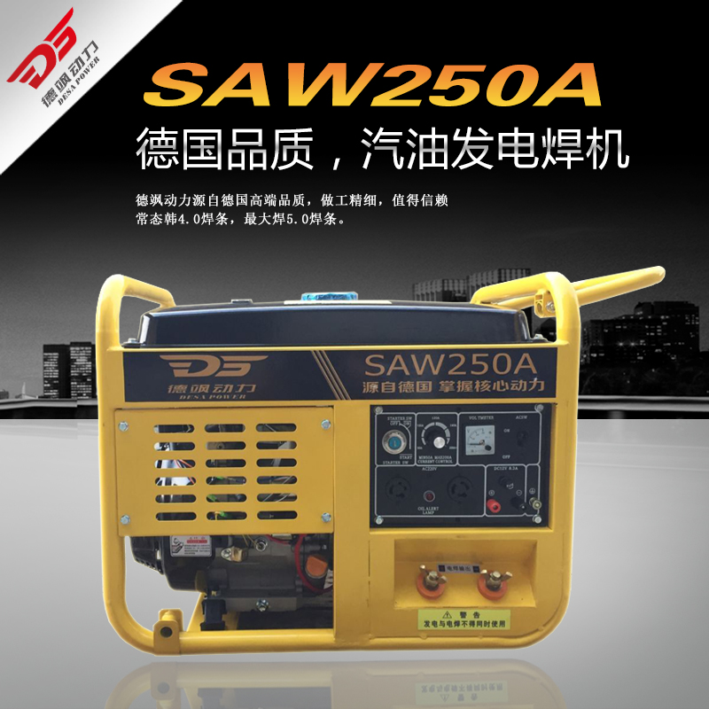 野外施工250A發(fā)電電焊兩用機(jī)