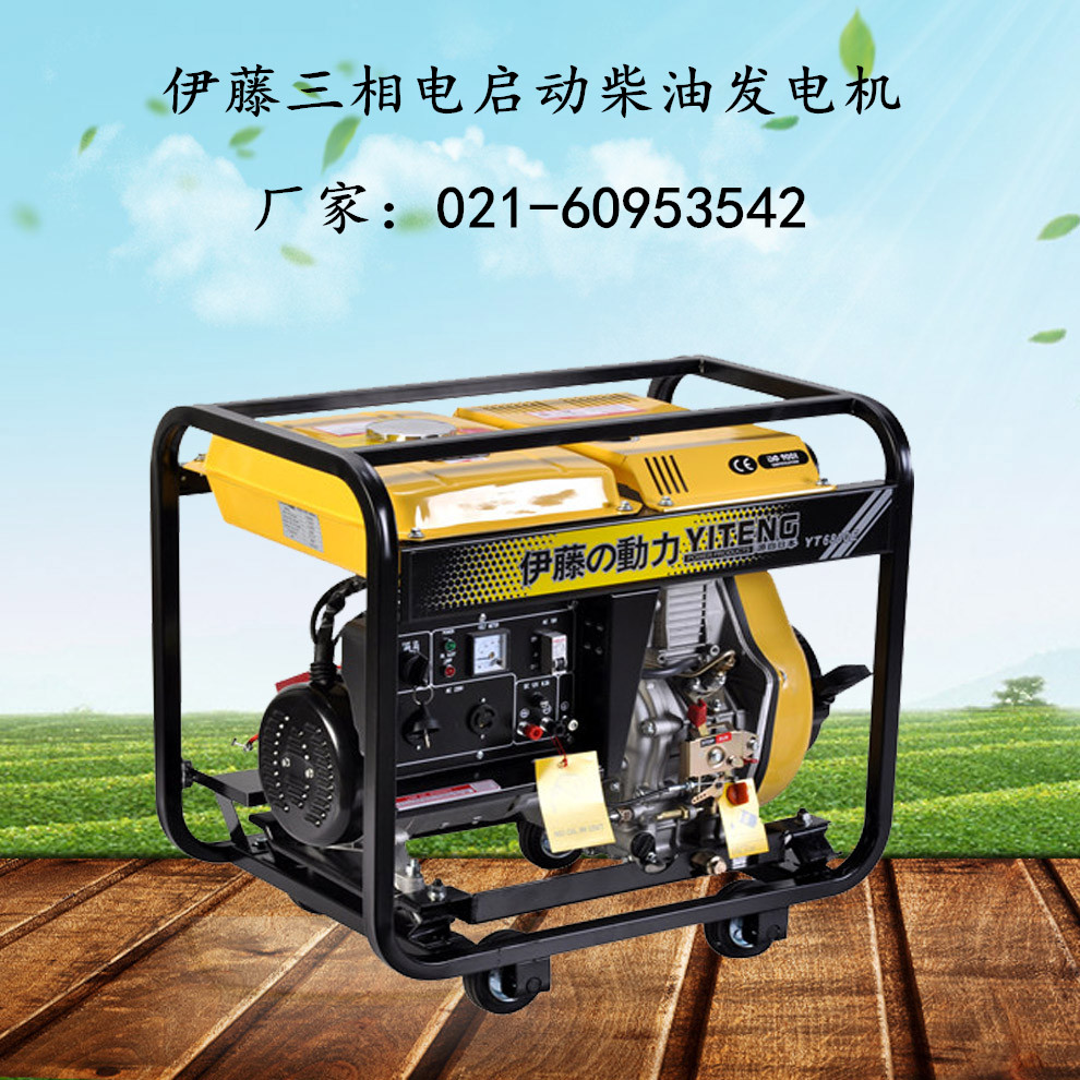 房車用5KW柴油發(fā)電機(jī)YT6800E3