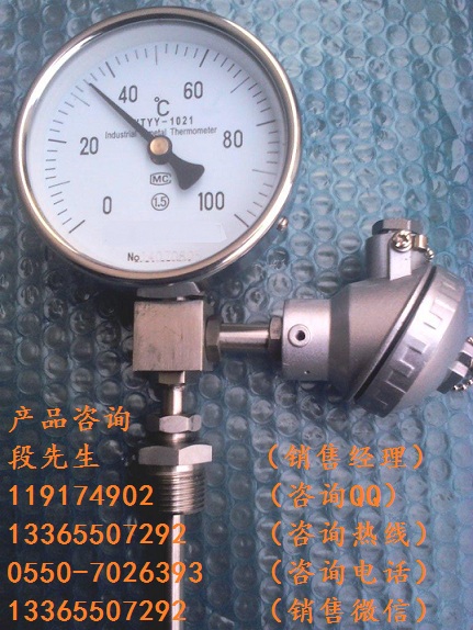 WSSE-411帶熱電偶雙金屬溫度計