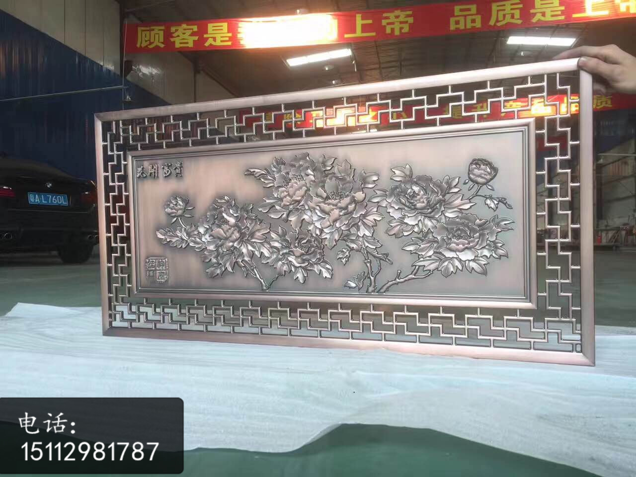 水鍍鋁板3D立體浮雕壁畫，藝術(shù)鋁板掛畫價(jià)格